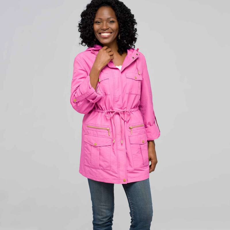 Roll Sleeve Anorak Jacket, , large