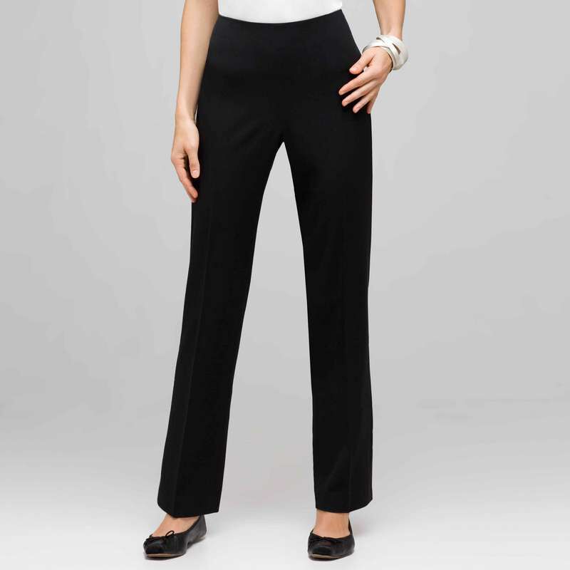 Flat Front Slim Pant, , large