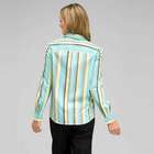 Long Sleeve Striped Button Down, , small