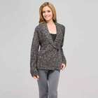 Long Sleeve Dolman Wrap Cardigan, , small