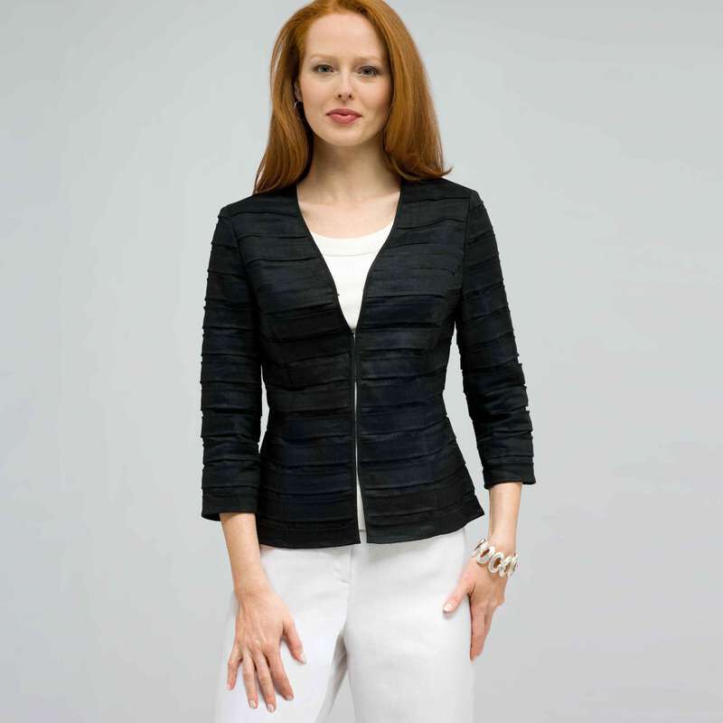 Pleated Jacket., , large